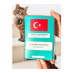 Şeffaf Pet Pasaport Kabı Kılıfı Su Geçirmez Evcil Hayvan Pasaport 
