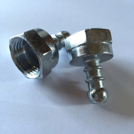 100 Adet 3/8" Dik Giriş Gaz Rekoru - LPG / Doğalgaz Tesisat Hortum Bağlantı Elemanı