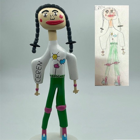 23cm 3d Figür