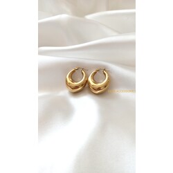 Gold Bombe Küpe 