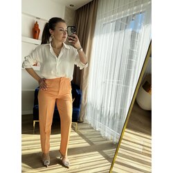 Turuncu zara model pantolon
