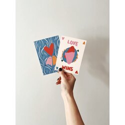 Aşk Kazanır | Kartpostal Seti