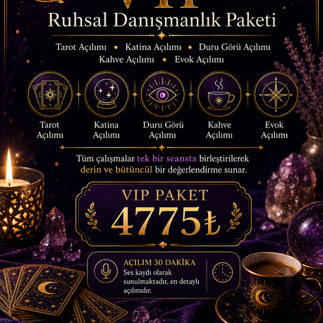Vip Danışmanlık Paketi | Tüm Bakımlar Bir Pakette