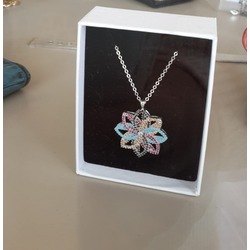 ZİRKON TAŞ KOLYE ÇELİK