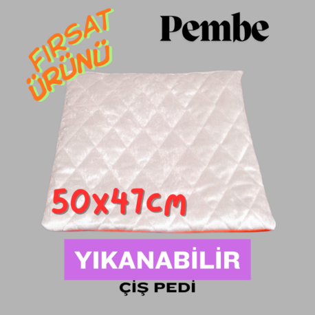 Pembe Çiş Pedi 47x50Cm 