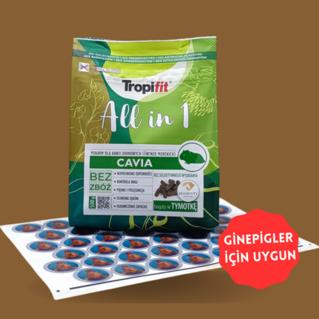 Tropifit All In 1 Cavia Pelet Yem (500 Gr)