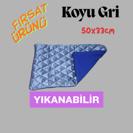 Koyu Gri Çiş Pedi 50x33Cm 
