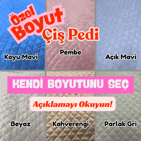 Özel Boyut Çiş Pedi