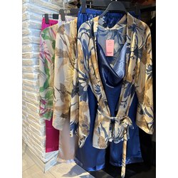 3’lü Şifon&Saten Pijama Takımı 