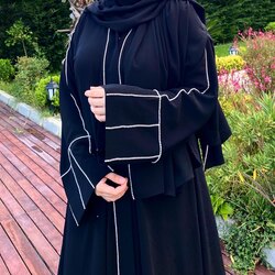 Kristal Taşlı Özel Abaya Takım + Şal 