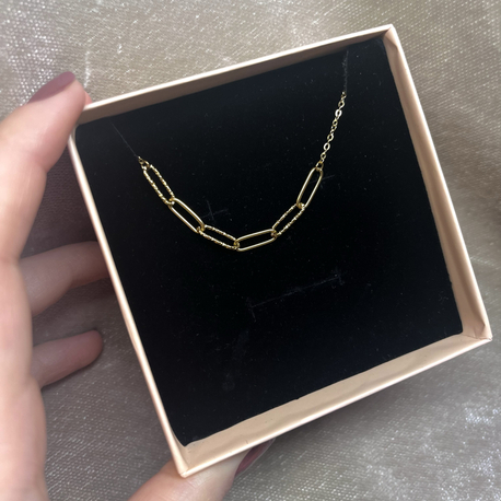 Ataş Zincir Çelik Gold Bileklik