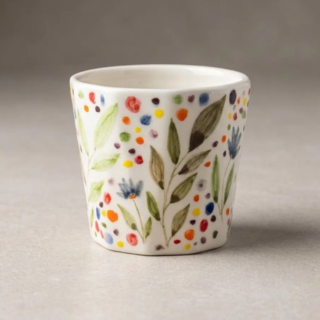  Renkli Bahçe – Stoneware Bardak