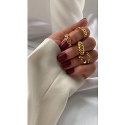 Bombe gold yüzük