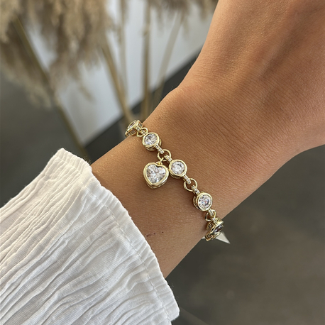 Kalp Charm Bileklik