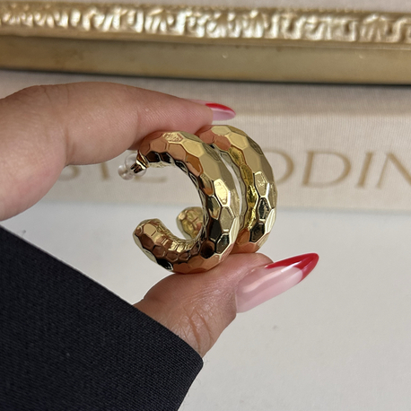 Gold Plaka Küpe | Xuping 