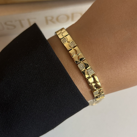 Gold Plaka Bileklik | Xuping 