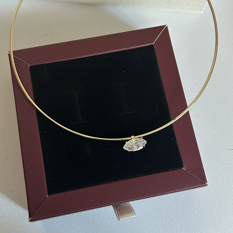Gold Markiz Choker Kolye | VİP 