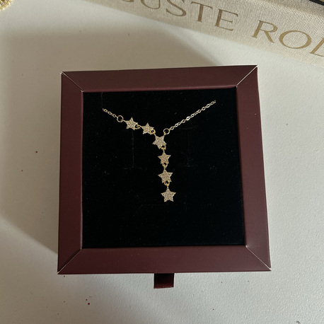 Gold Yıldız Kolye | Çelik 