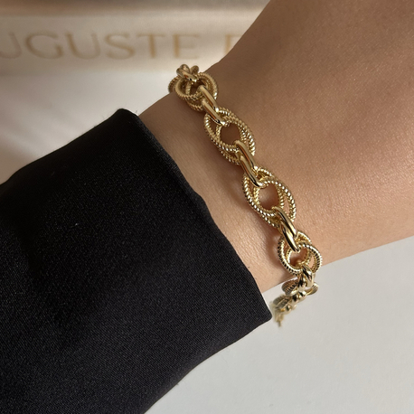 Gold Elips Bileklik | Xuping 