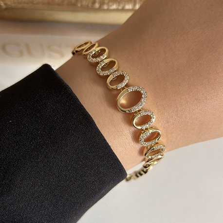 Gold Halka Bileklik | VİP 