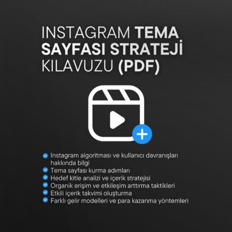 Instagram Tema Sayfası Strateji Kılavuzu