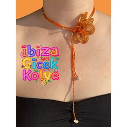 İbiza Girl Çiçek kolye | Handmade 