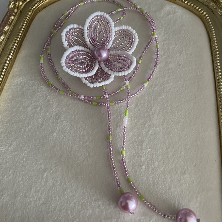 Pinky Lilly Kolye ~ Handmade
