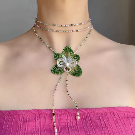 Flora Çiçek Kolye