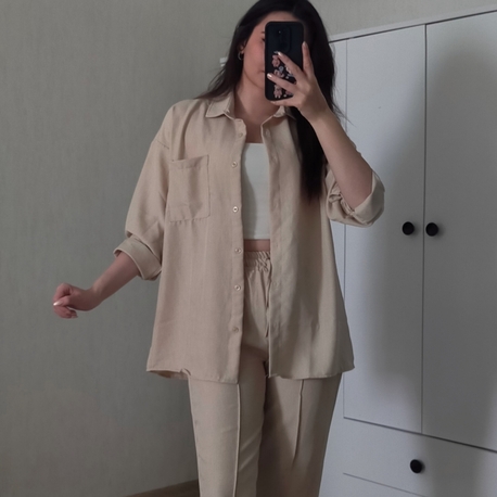 Zara Model Bej Takım 