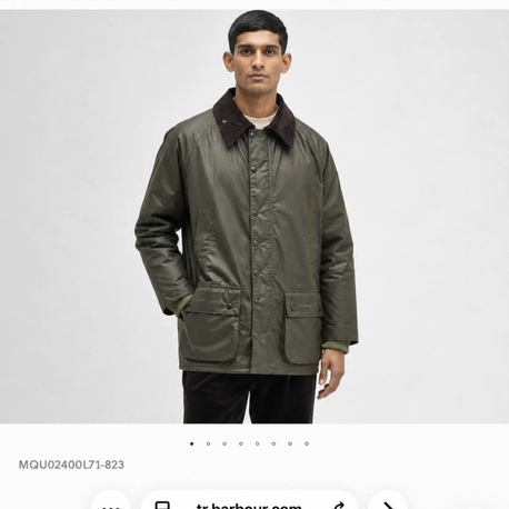 BARBOUR ORİJİNAL YAĞLI DERİ MONT 001