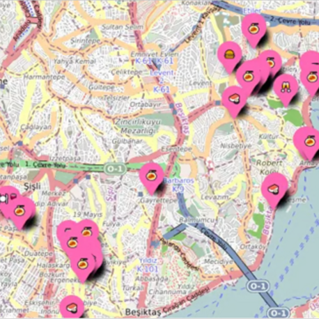 Cool Girl Istanbul Foodie Map ️