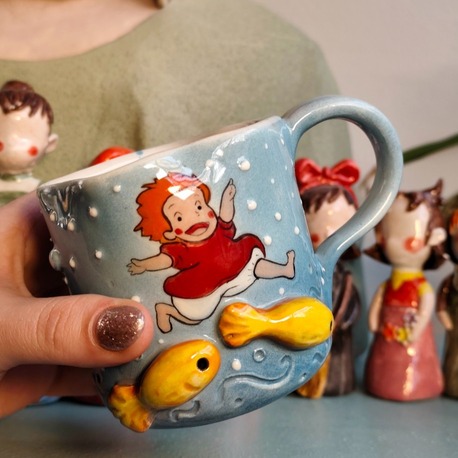 3Boyutlu Ponyo Fincan
