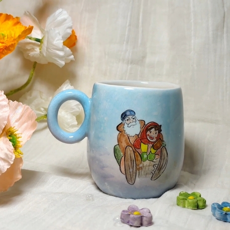 Heidi ve Alp dedi Vadiye İniyor