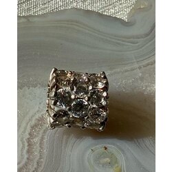Zirkon Taşlı Gümüş Kolye 