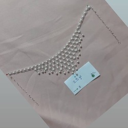 Gümüş Kadın Kolye Telkari Kişniş Kadın Örgü Model 6 Sıra