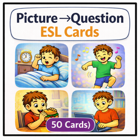 PICTURE ESL CARDS