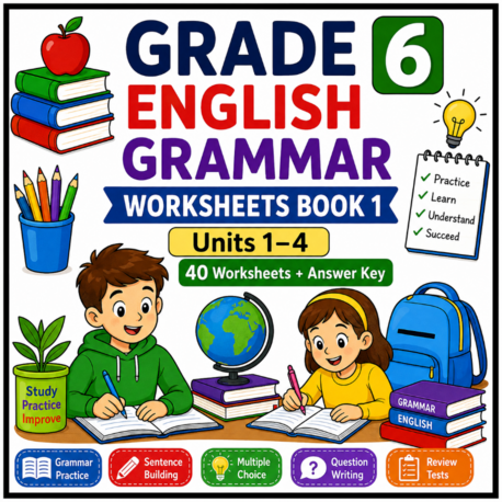 GRADE 6 ENGLISH GRAMMAR WORKSHEETS BOOK 1