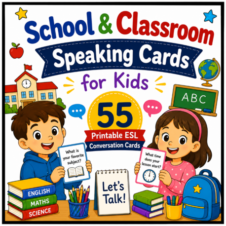 SCHOOL & CLASSROOM SPEAKING CARDS