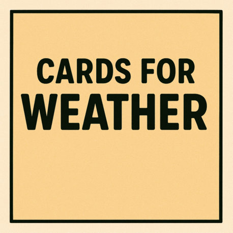 CARDS FOR WEATHER