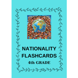 NATIONALITY FLASHCARDS 