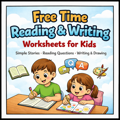 FREE TIME READING COMPREHENSION WORKSHEETS