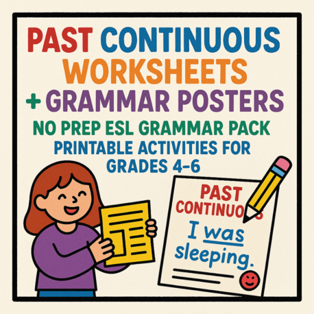 PAST CONTINUOUS ACTIVITY PACK