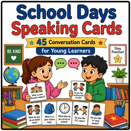 SCHOOL DAYS SPEAKING CARDS