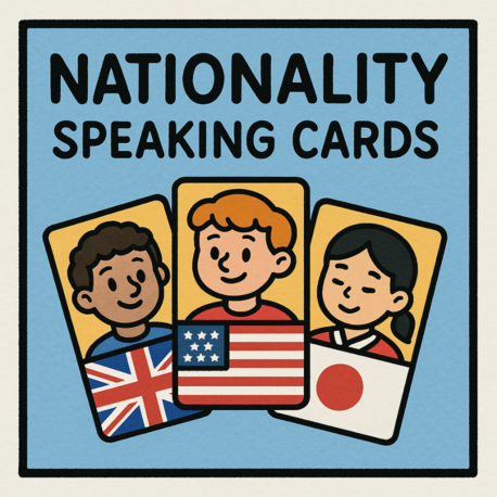 NATIONALITY SPEAKING CARDS 