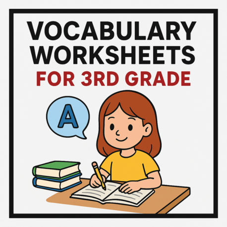 VOCABULARY WORKSHEETS FOR 3RD GRADE