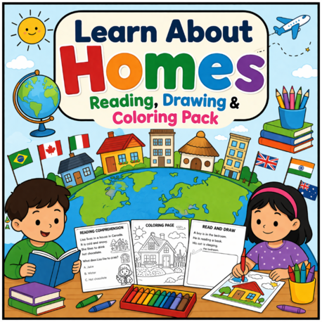 LEARN ABOUT HOMES READING COMPREHENSIONS