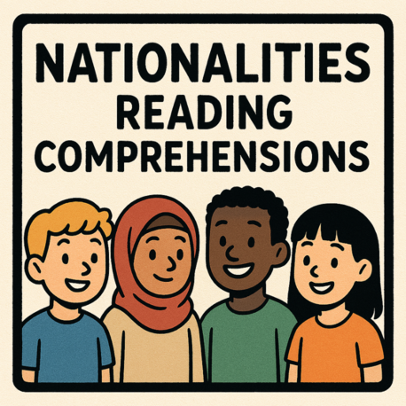 NATIONALITIES READING COMPREHENSIONS (4. SINIF)