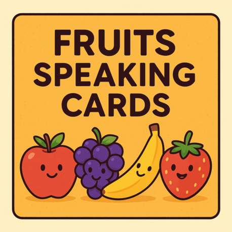FRUITS SPEAKING CARDS