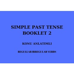 SIMPLE PAST TENSE 2. BOOKLET ( REGULLAR/IRREGULAR VERBS)