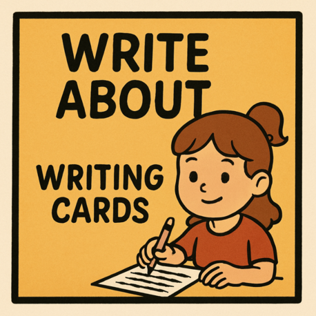 WRITE ABOUT WRITING CARDS